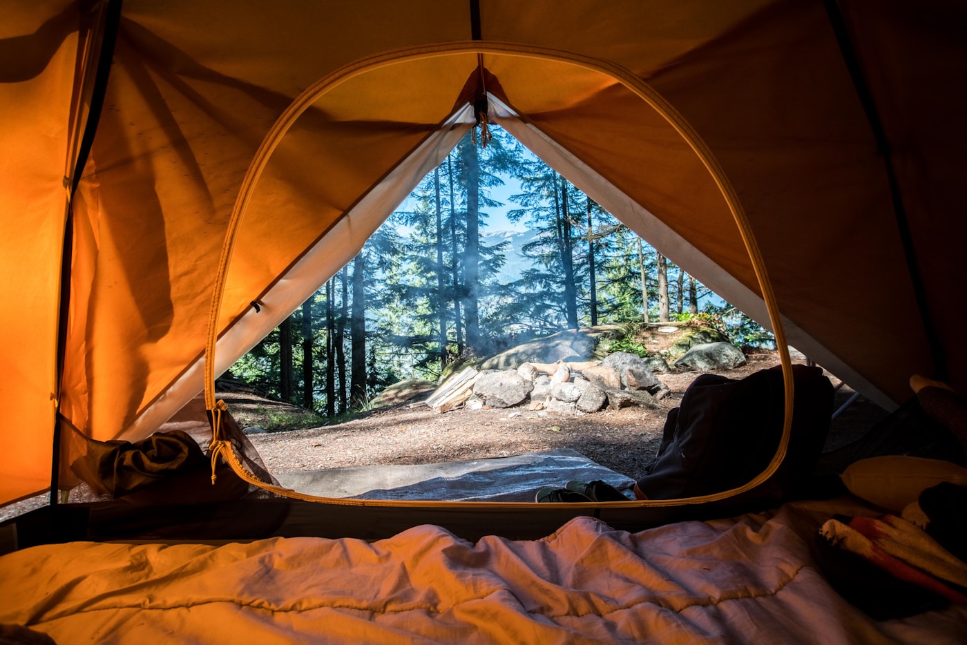 Camping tent website demo preview